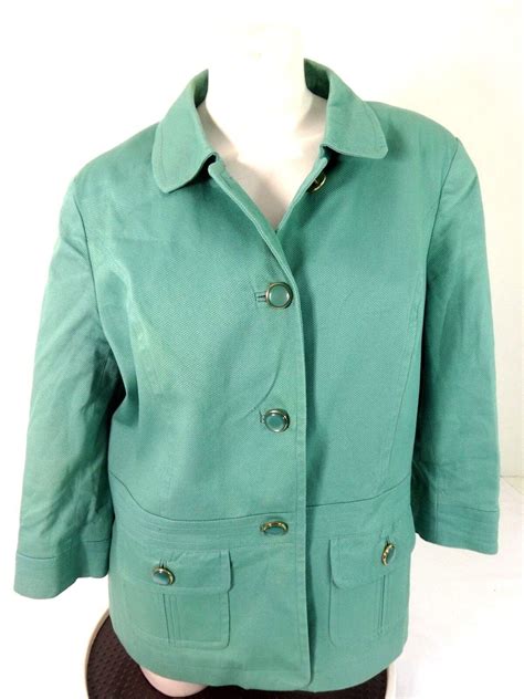 Gardener's Jacket Mint Green Cotton 